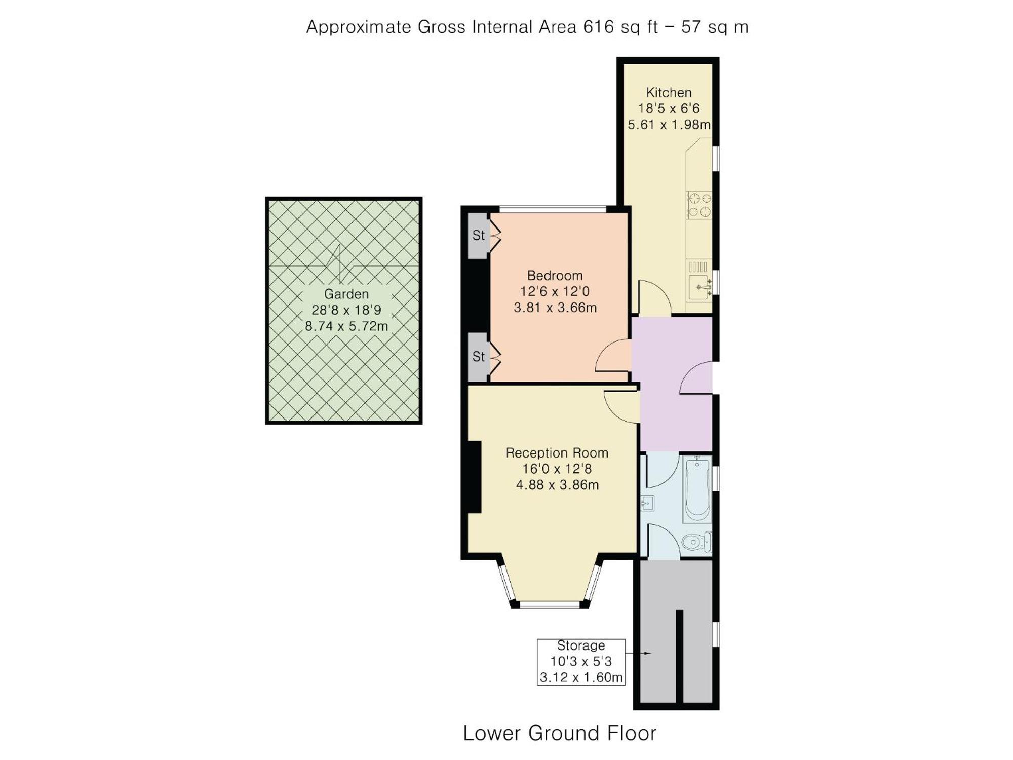 Pass The Keys Private Garden Apartment By Tulse Hill Station Londra Esterno foto